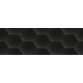 Faianta Decor Geom Hexagon, Black lucioasa 20x60, Saniceramic